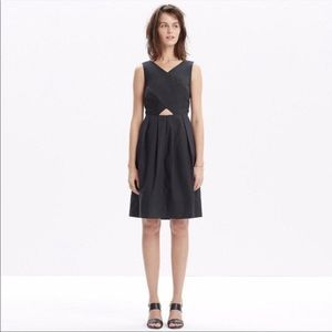 Madewell A-line Dress with Cutout